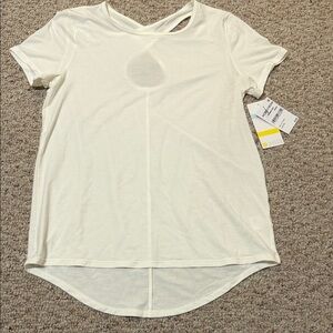 Zella Girls XL 14/16 Short Sleeve White Tee